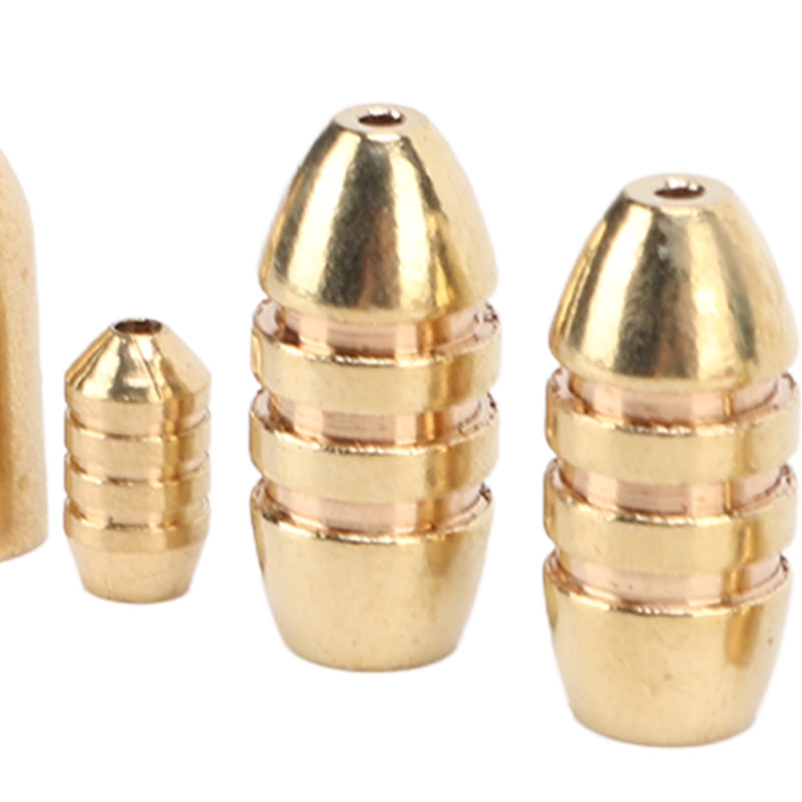 Transparent divider tray keeps sinkers organized for quick access during trips.