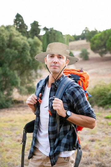 Breathable mesh band for ventilation on sun hat