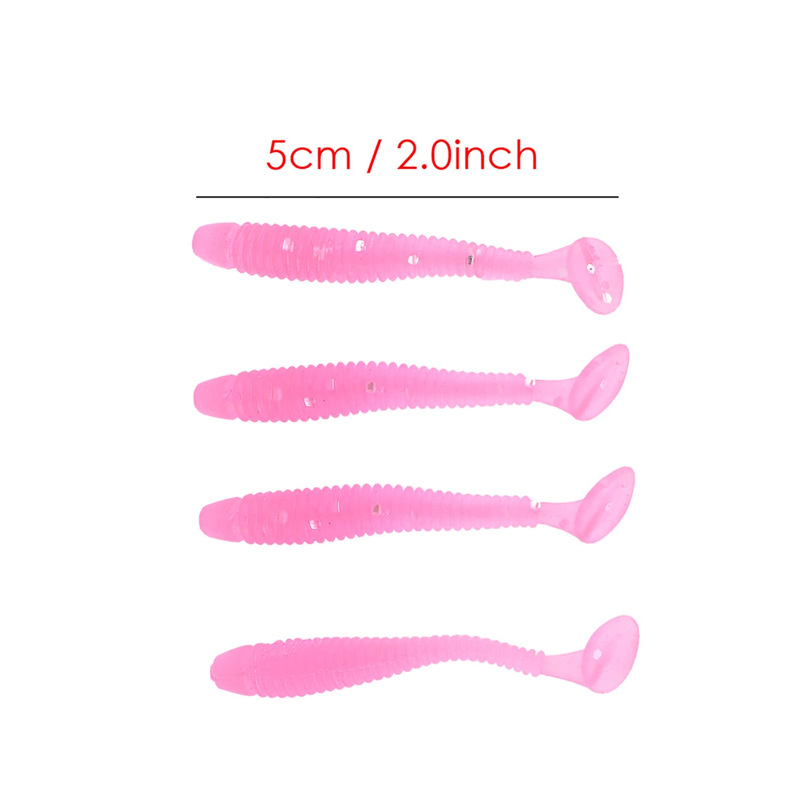 Sunicon bass worm bait pink lure designed to attract bites