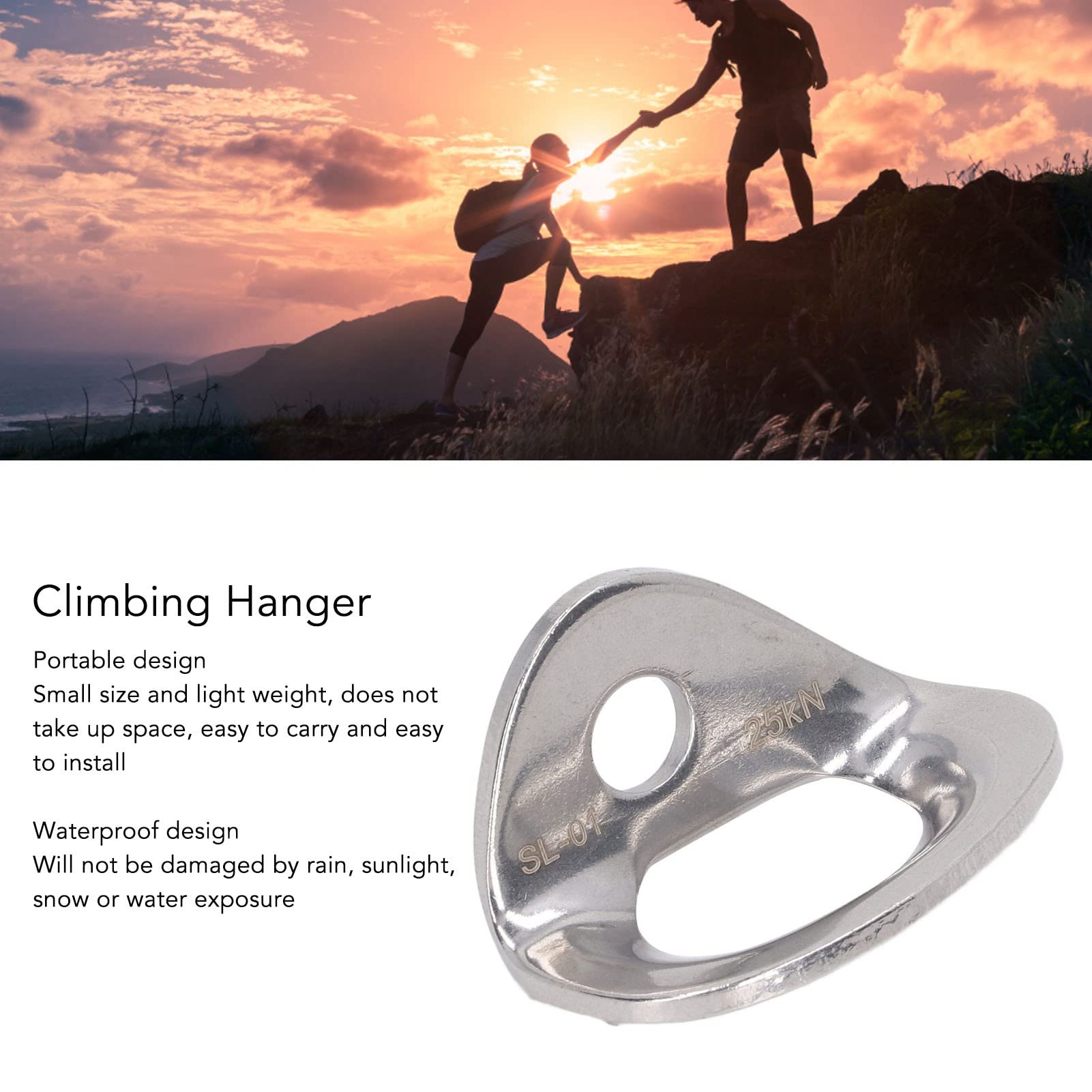 Sunicon Bolt Hanger used as secure drilling anchor points in rugged terrain.