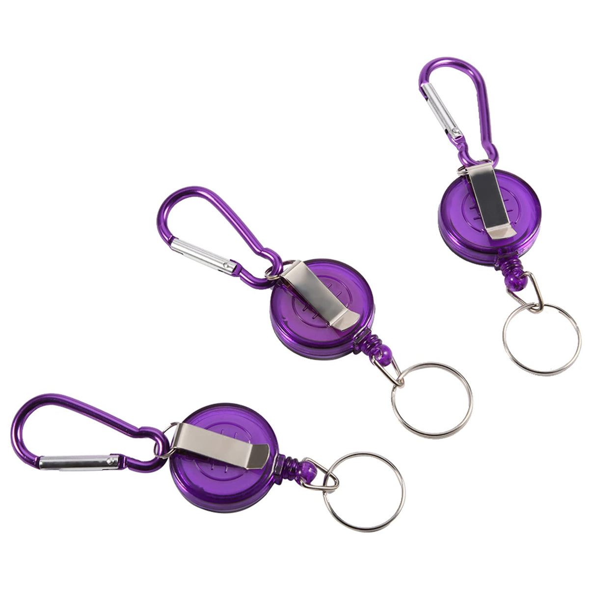 Sunicon fly fishing zinger retractor with compact design for easy attachment.