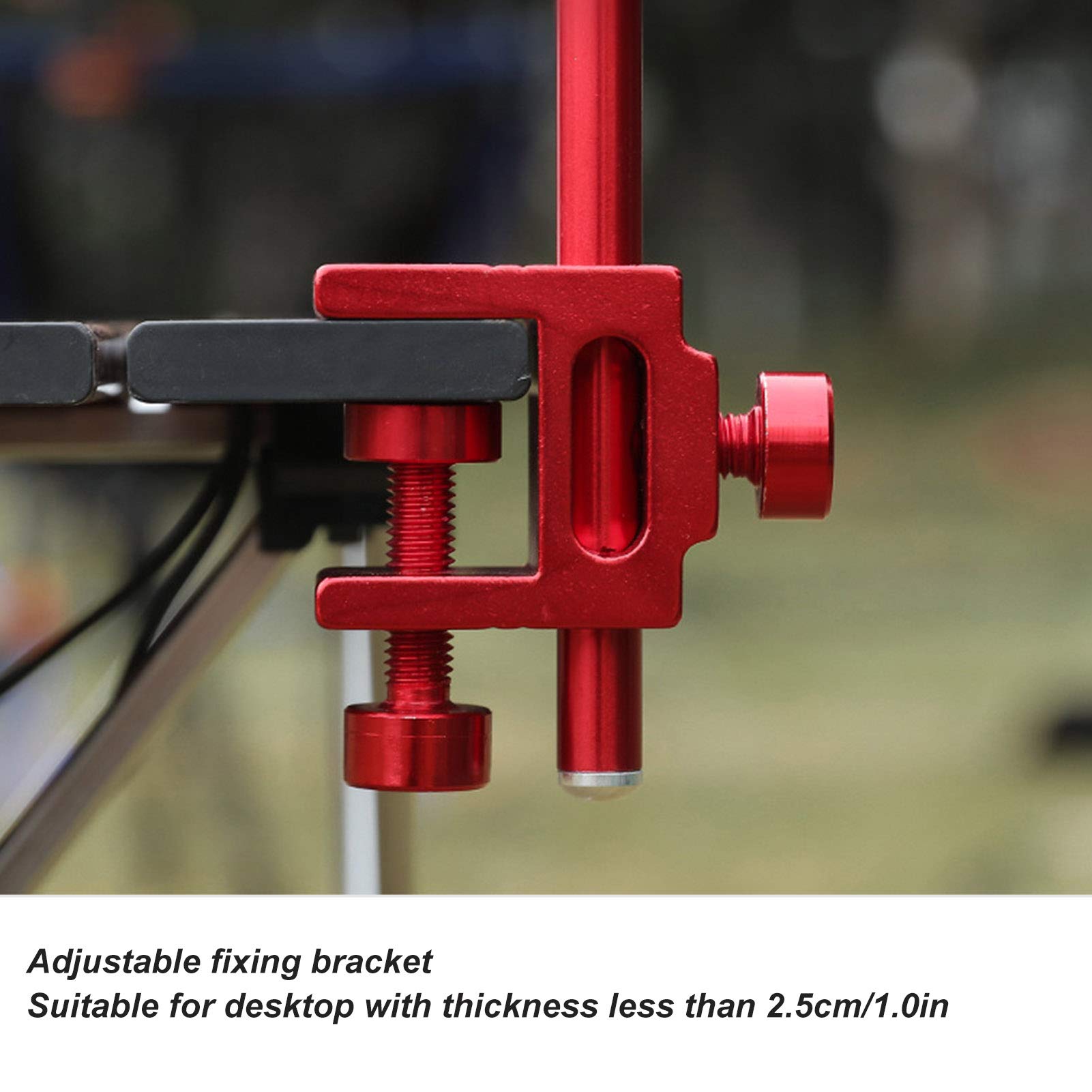 Sunicon lantern stand table-mount demonstrates versatile lighting on desks up to 25mm.