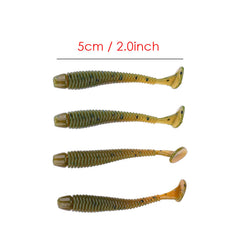 Sunicon lifelike-sea-cucumber-mimic lure mimics prey to entice bites.