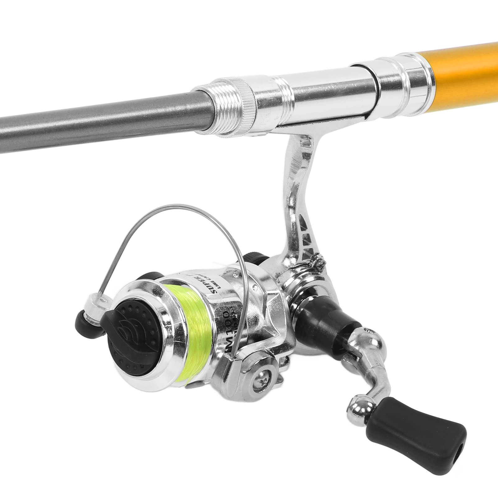 Sunicon mini-pocket collapsible fishing pole fits in pockets and small bags