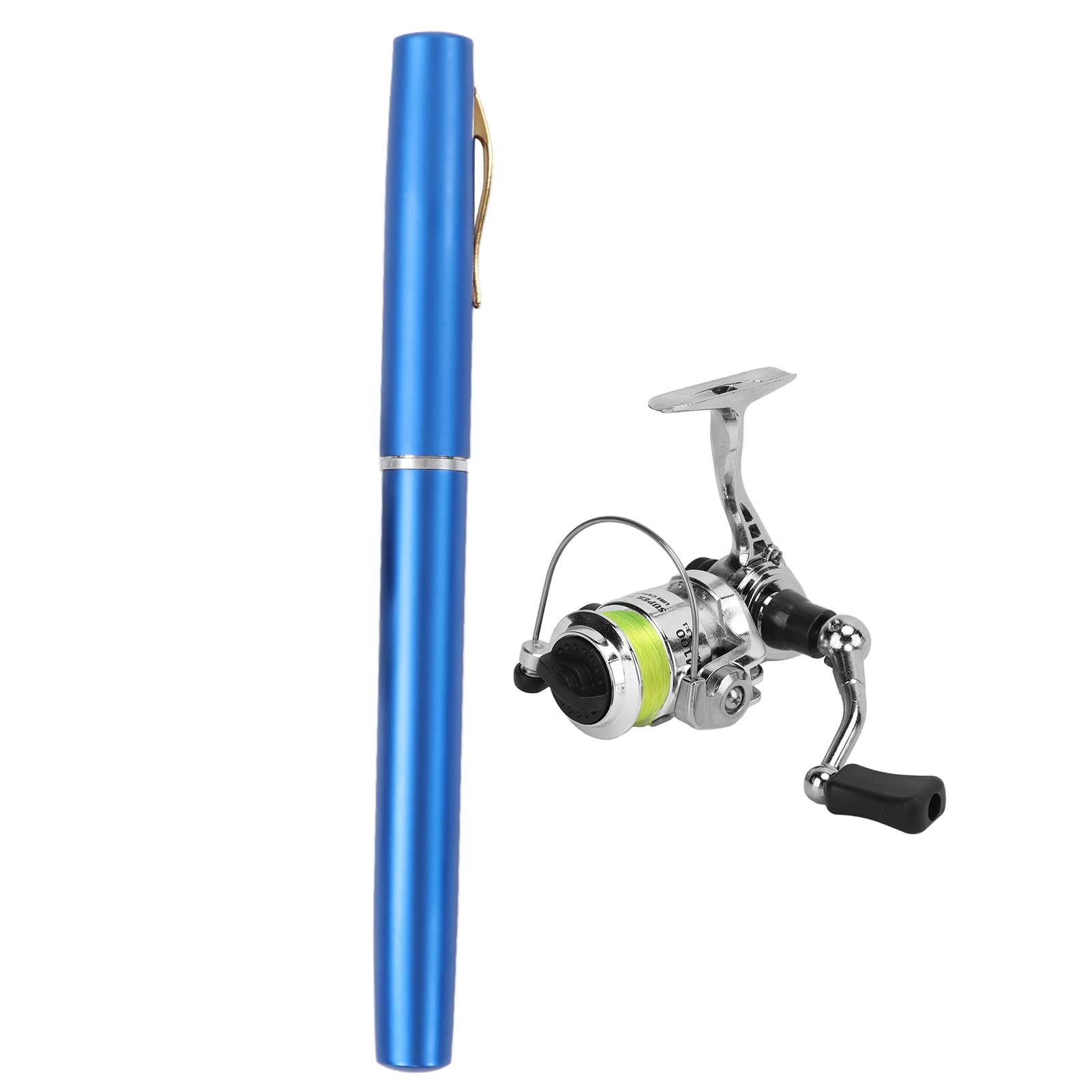 Sunicon pen-shape rod assembled for portable, ready-to-cast use.
