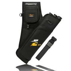 SUNYA Archery Hip Quiver with three tubes for quick arrow access during practice