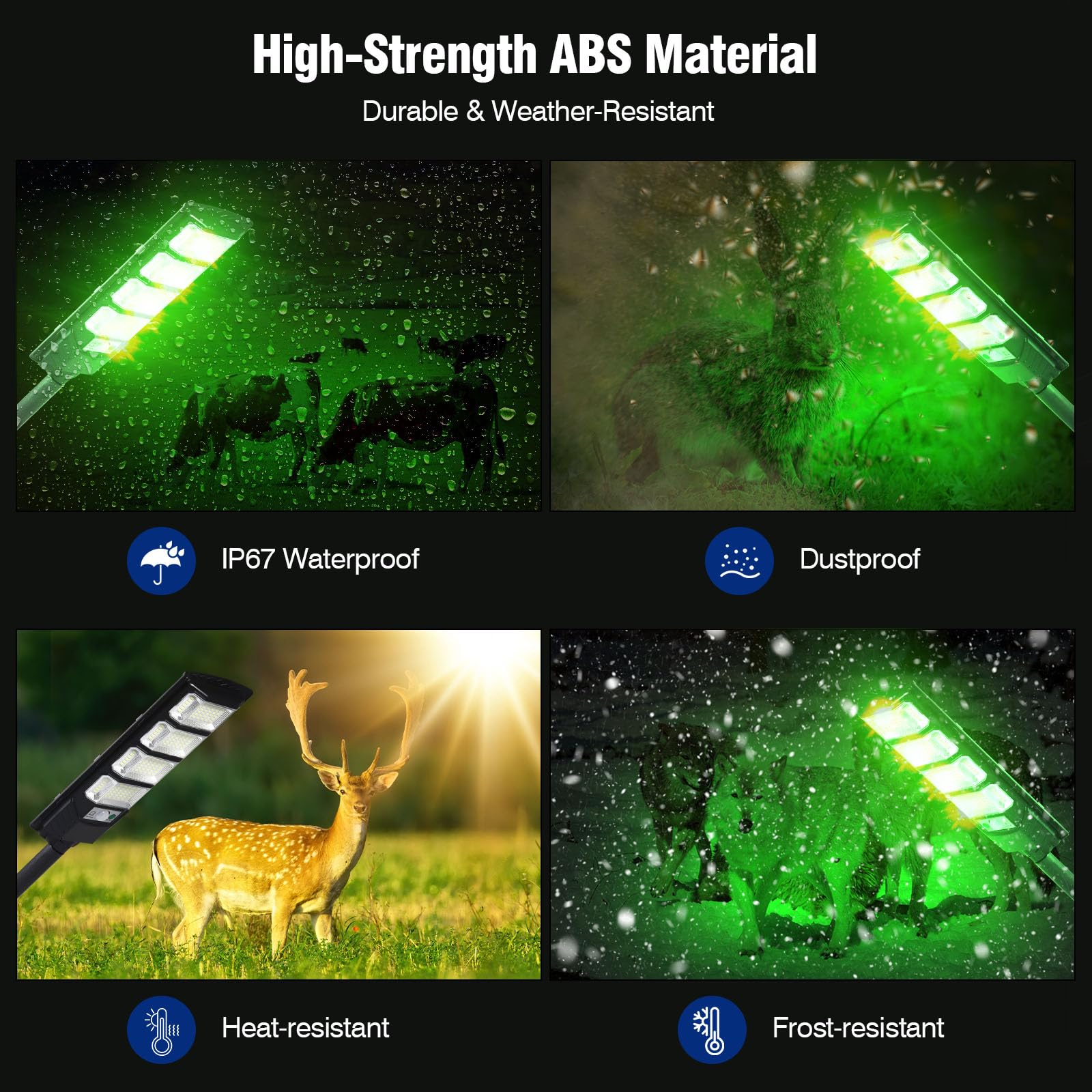 Sunlight Encounter Hog Lights green beam supports discreet wildlife viewing during hunts.