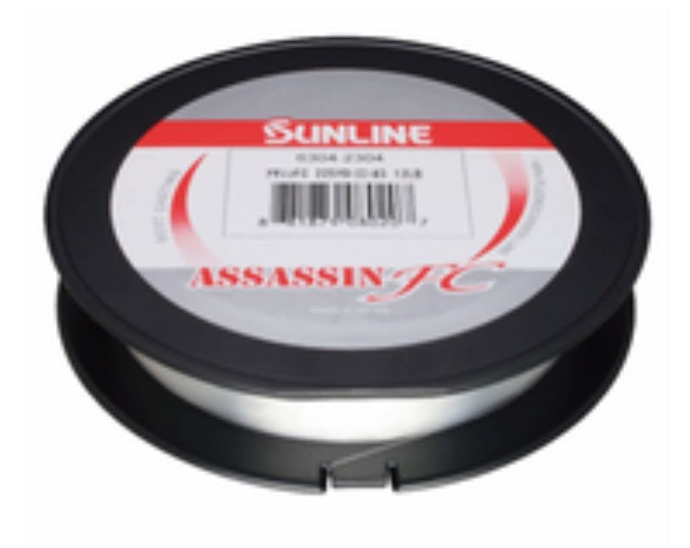 Sunline Assassin FC line slickness close-up highlighting easy handling and low memory
