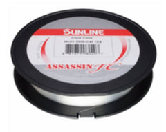 Sunline Assassin FC line slickness close-up highlighting easy handling and low memory