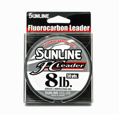 Sunline FC Leader 8lb 50yds Clear fishing line demonstrates high strength and sensitivity for varied conditions.