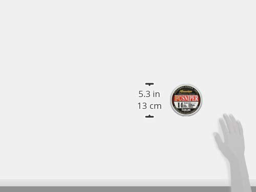 Sunline Fluorocarbon Line Shooter Sniper 300m natural clear on reel demonstrates easy line checking and bite sensitivity.
