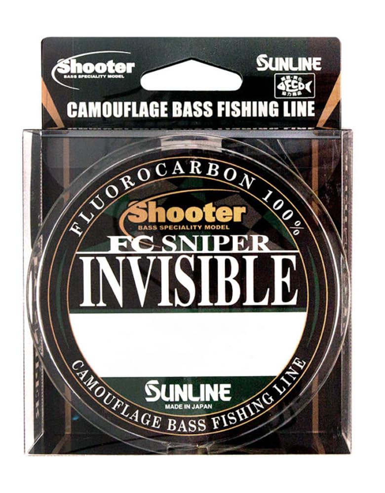 SUNLINE Fluorocarbon Line Shooter Sniper Invisible Natural Clear 75 m 14 lb