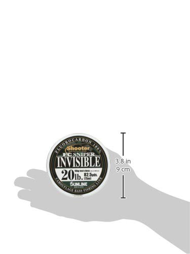 SUNLINE Fluorocarbon Line Shooter Sniper Invisible Red Brown 75 m 14 lb