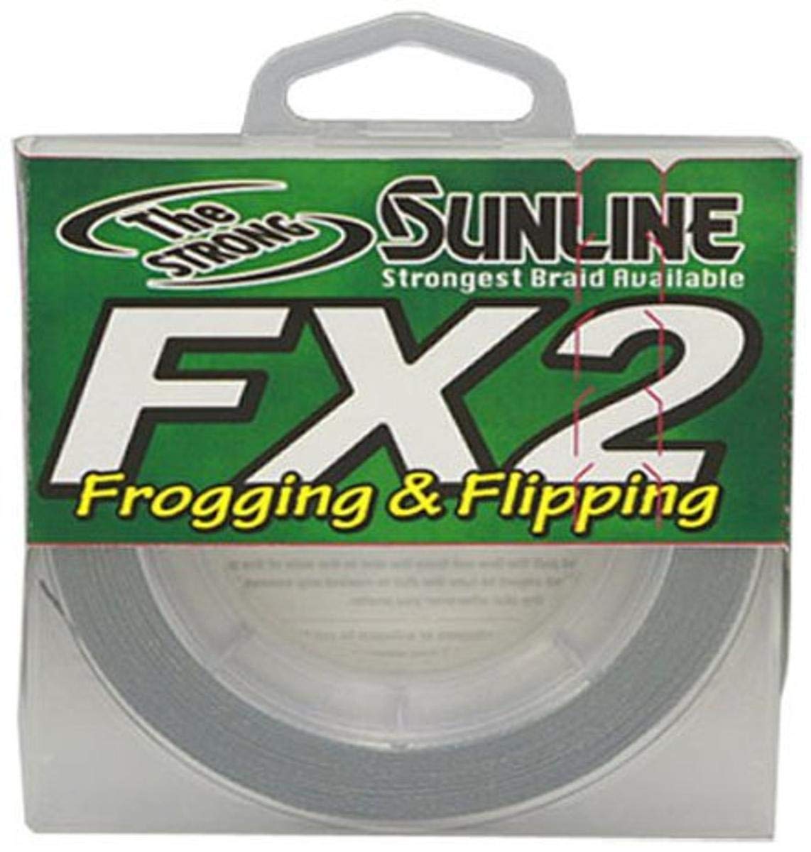 Sunline FX braid line in dark green for smooth casting and abrasion resistance