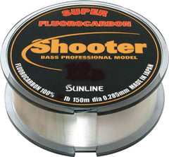 Sunline New Shooter fluorocarbon fishing line in natural clear enhances sensitivity for subtle bites