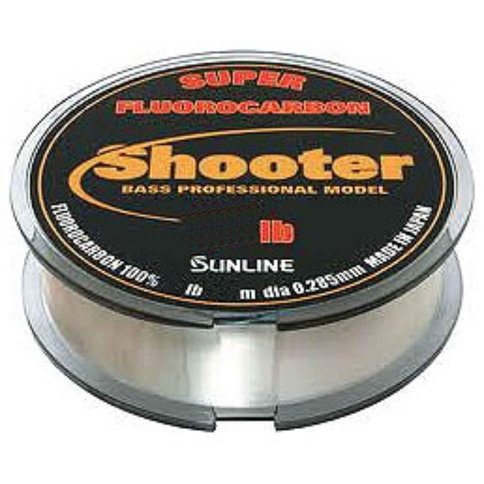 Sunline Shooter 20 lb natural clear line for high sensitivity and abrasion resistance.