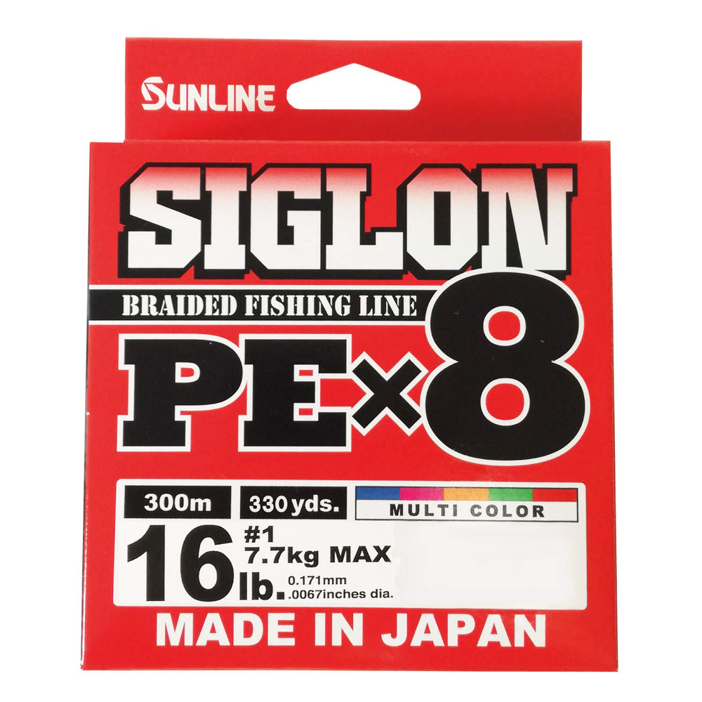 Sunline Sigron PEx8 micro-pitch construction enhances smooth casting and reduces line stress.