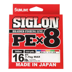 Sunline Sigron PEx8 micro-pitch construction enhances smooth casting and reduces line stress.
