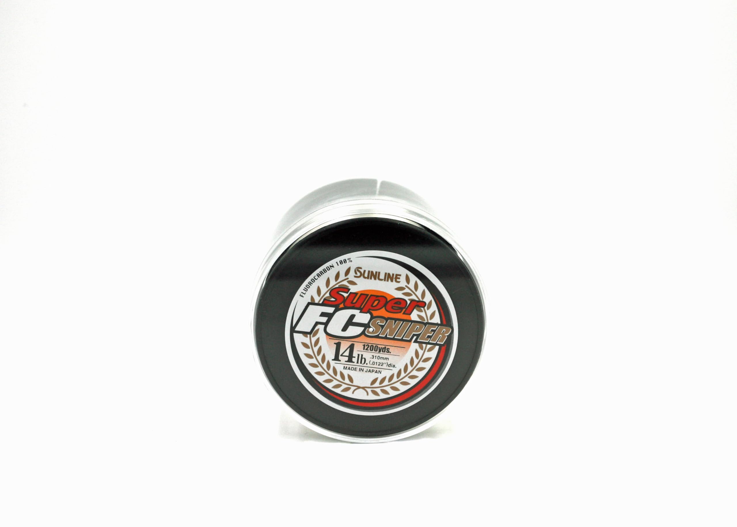 Sunline Super FC Sniper fluorocarbon line in natural clear, ideal for accurate casting and abrasion resistance.