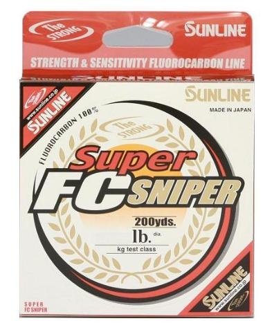 Sunline Super FC Sniper 2lb, natural clear line, high sensitivity for deep-water fishing