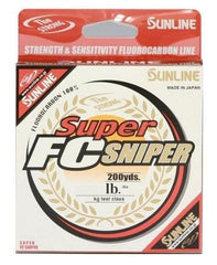 Sunline Super FC Sniper 2lb, natural clear line, high sensitivity for deep-water fishing