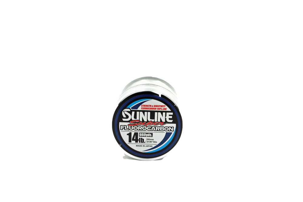 Sunline Super Fluorocarbon Fishing Line – Clear, 14 lb, 660 yd (image 1)