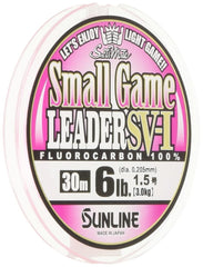 Sunline SV-I Leader with magical pink line visible to anglers in low light.