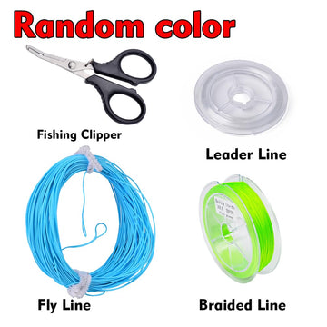 Fly box with 20 flies included in Sunlure kit