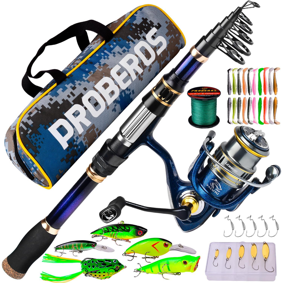 Sunlure fishing rod and reel combo extended for travel friendly setup on lakes and rivers