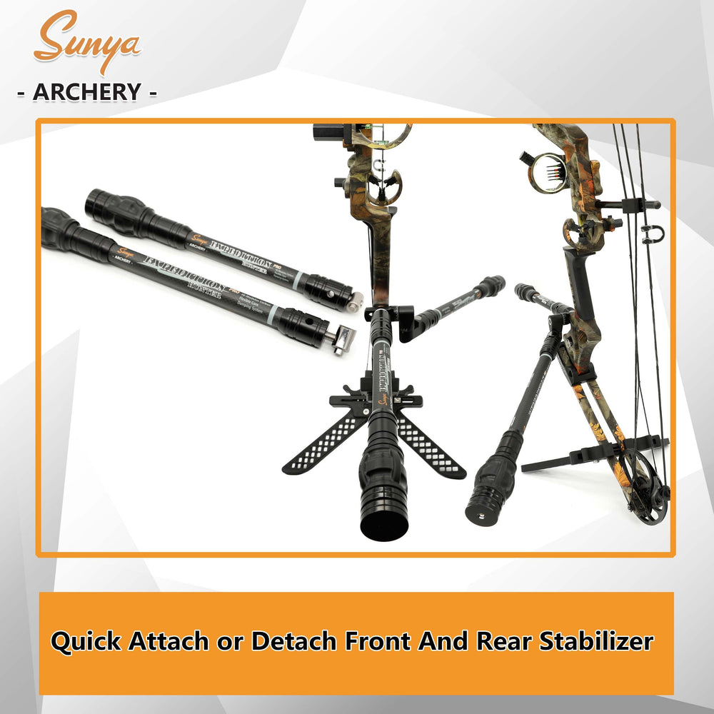SUNYA Archery compound-to-recurve adapter use enables flexible setups on different bows.