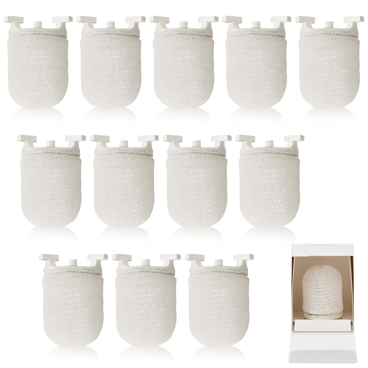 Sunnychicc 12-pack gas lamp mantles ready for indoor and outdoor lighting.