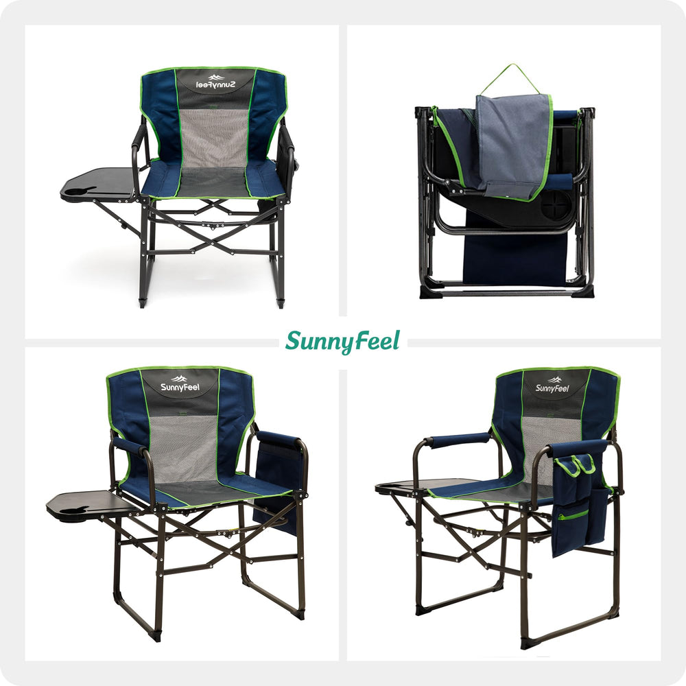 SunnyFeel versatile outdoor chair for beach, camping, and concerts.