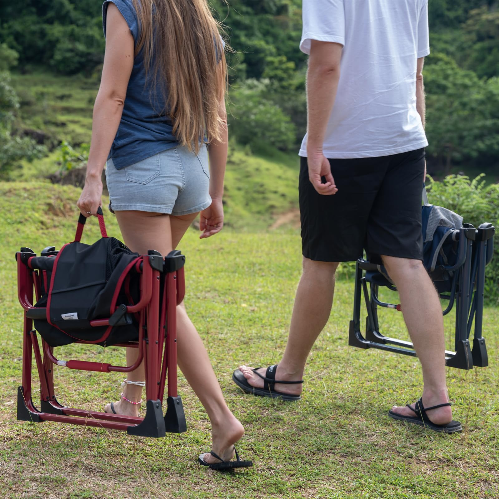 SunnyFeel chair supports up to 300 lbs for reliable seating outdoors.