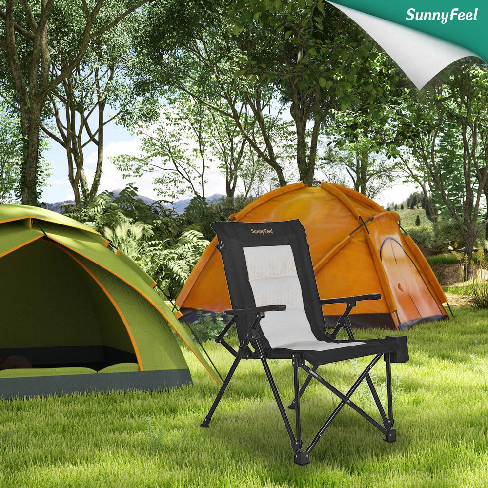 SunnyFeel foldable camping chair with carrying bag