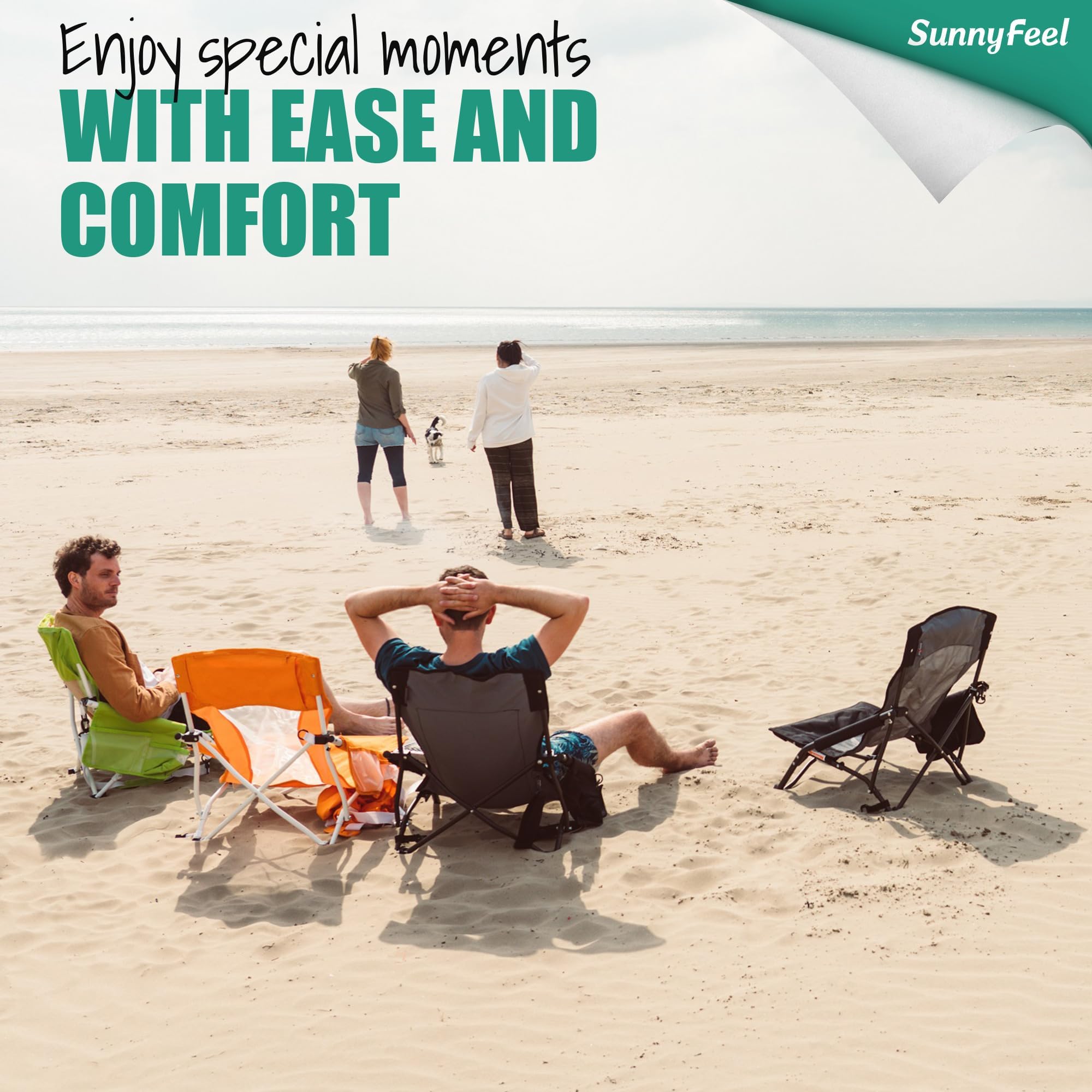SunnyFeel chair breathable mesh back enhances cooling on hot days