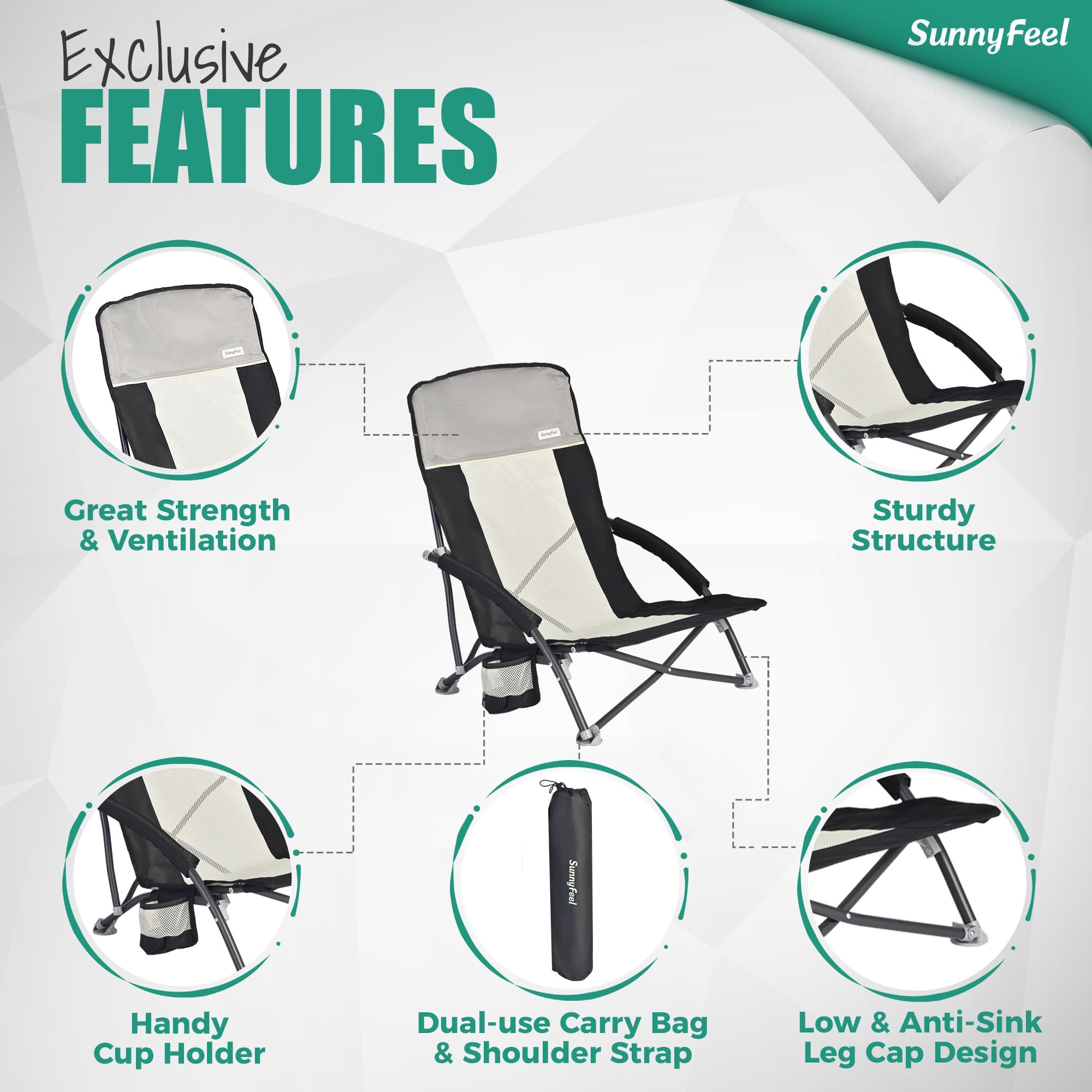 SunnyFeel chair easy setup lets you relax in seconds