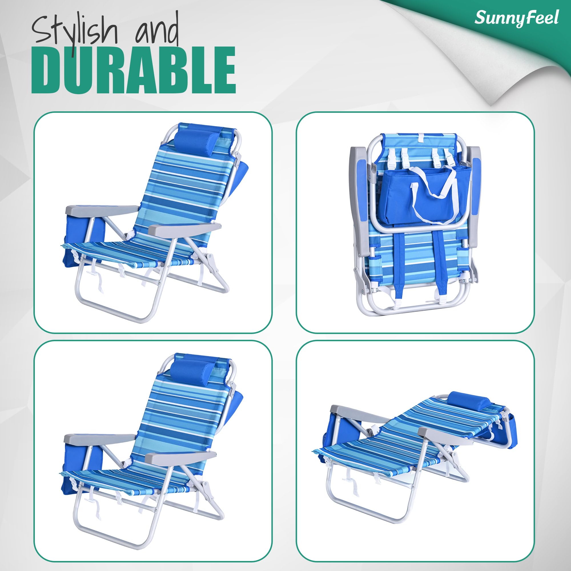 SunnyFeel cooler-bag keeps drinks close during outdoor lounging sessions.
