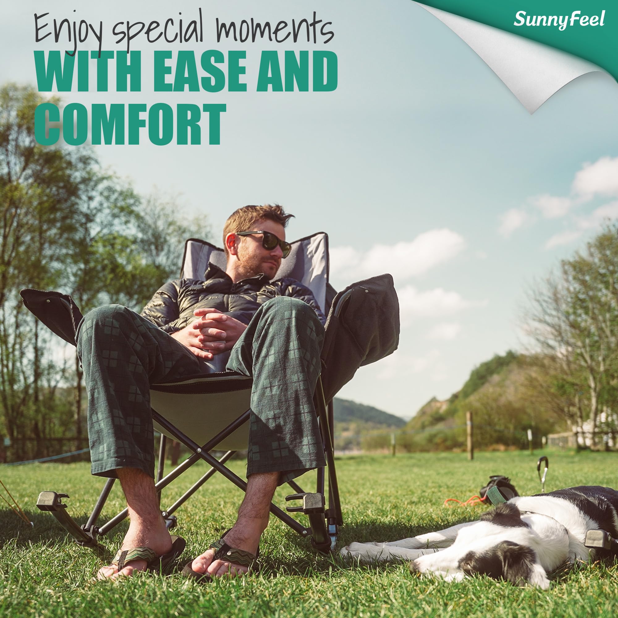 SunnyFeel luxury padded recliner heated chair showcasing plush warmth and comfort.