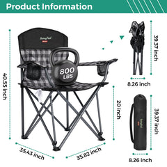 SUNNYFEEL chair cup holders image highlighting convenient drink access