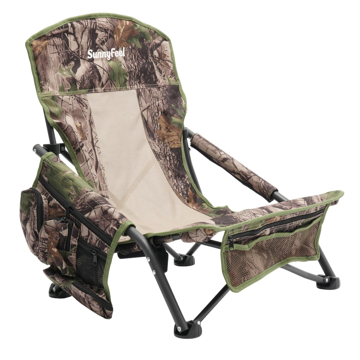 SunnyFeel turkey hunting chair folded for compact carry during outdoor trips