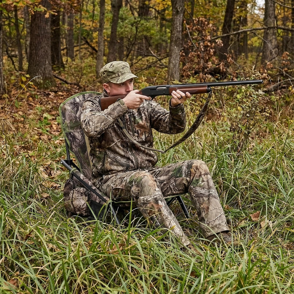SunnyFeel turkey hunting chair front pocket for quick-access gear while hunting