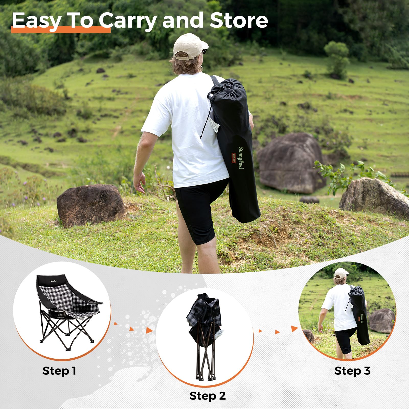 SunnyFeel winter-ready padding keeps you warm on cool camping nights.