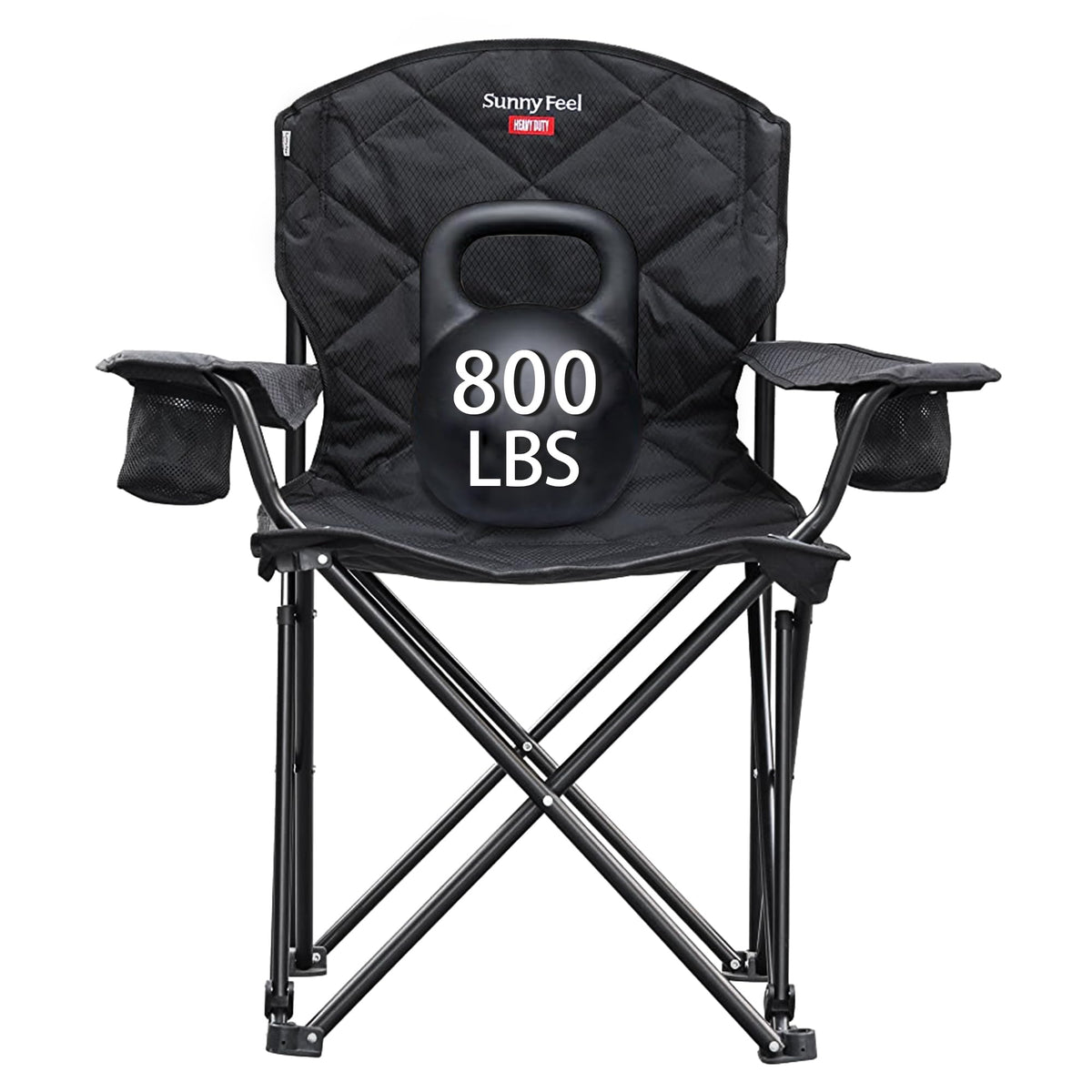 SunnyFeel XXL chair setup shows easy assembly for outdoor use.