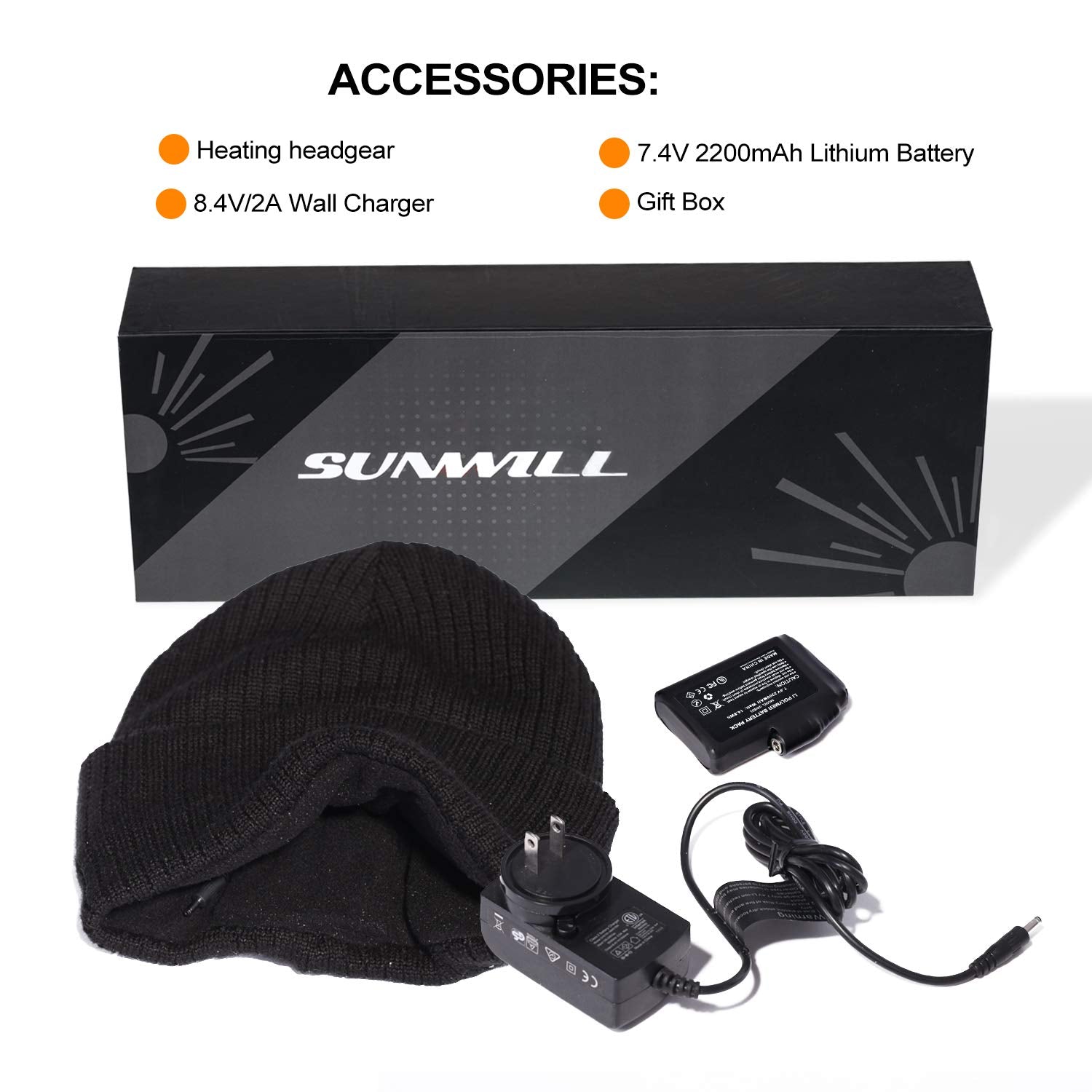 Sun Will heated hat on a winter commute enhancing overall comfort.