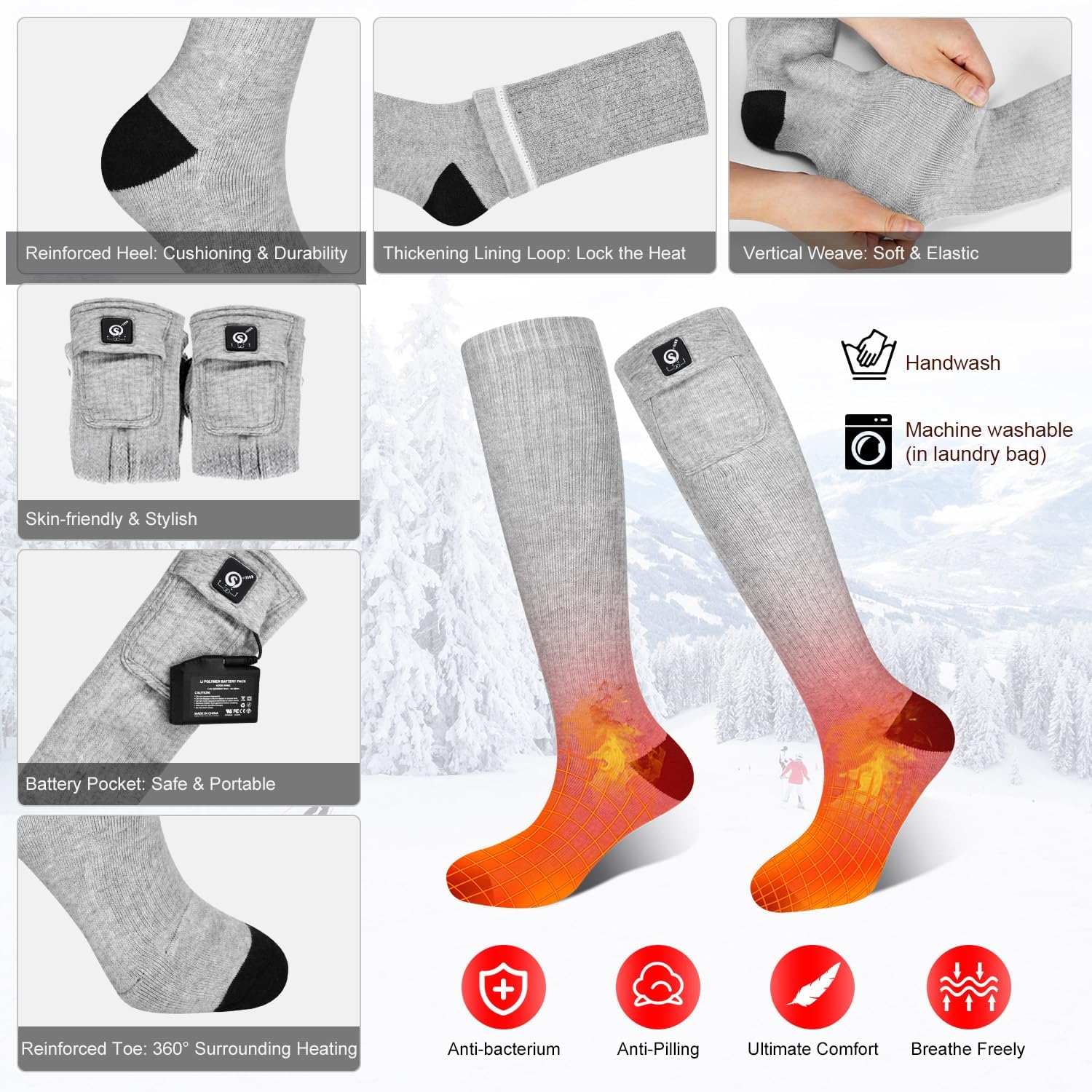 Sun Will lycra Coolmax liner for moisture management and comfort