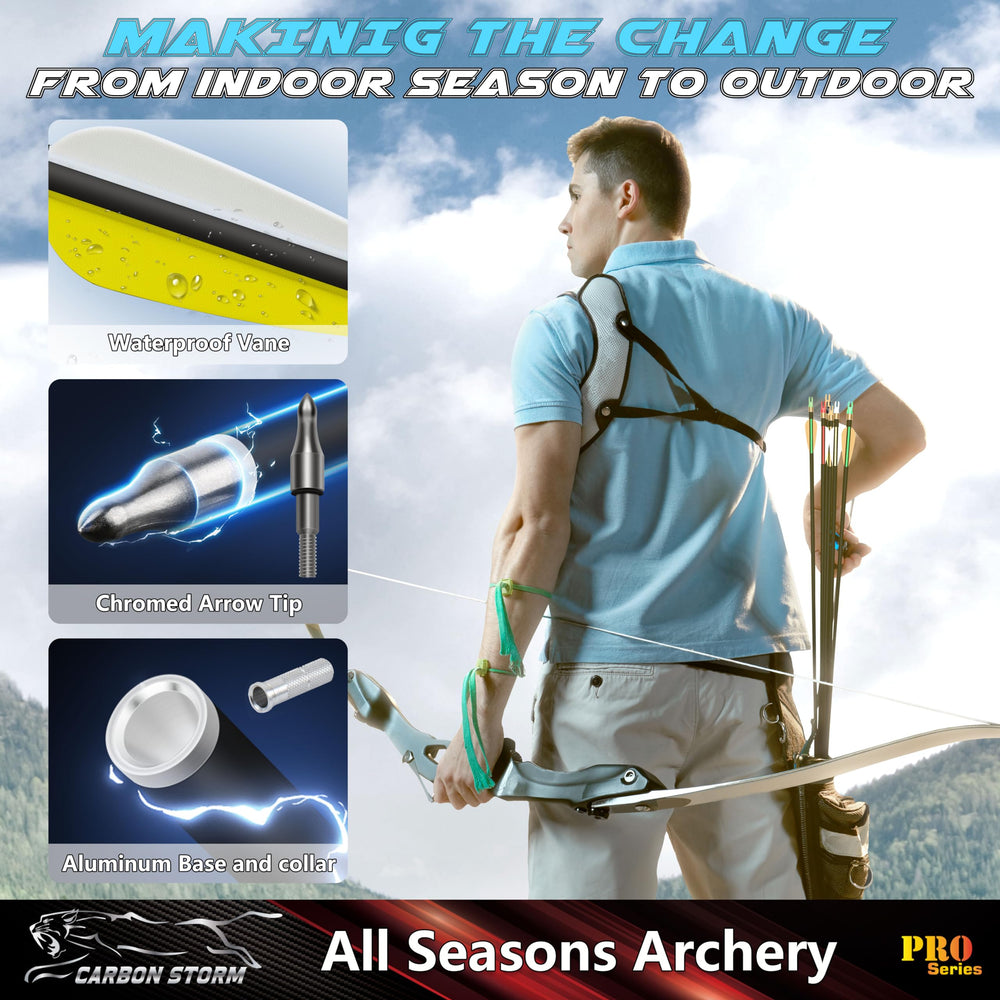 SUNYA arrow tip with retention O-ring for secure fit during pull-out.