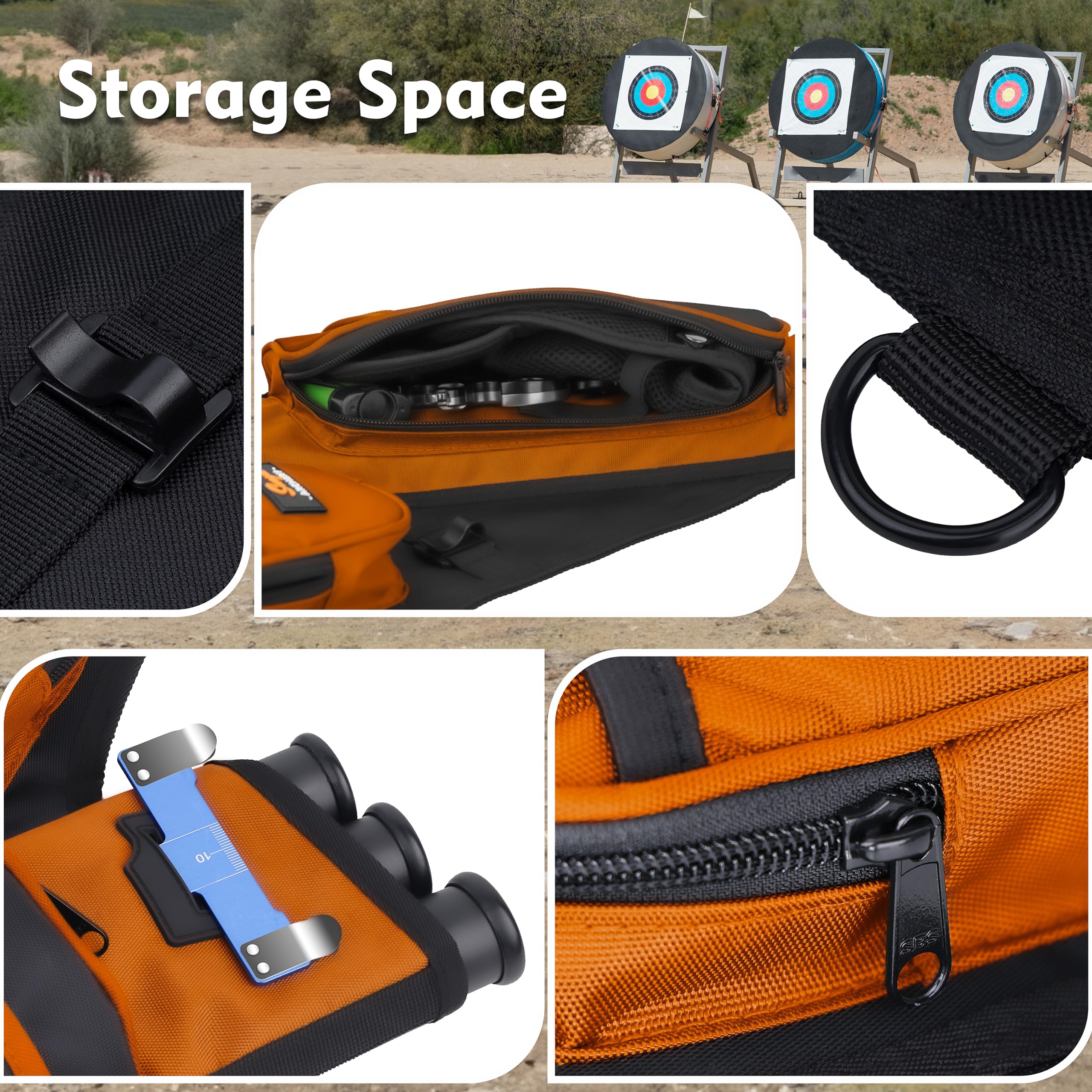 SUNYA quiver bottom drainage holes prevent moisture buildup.