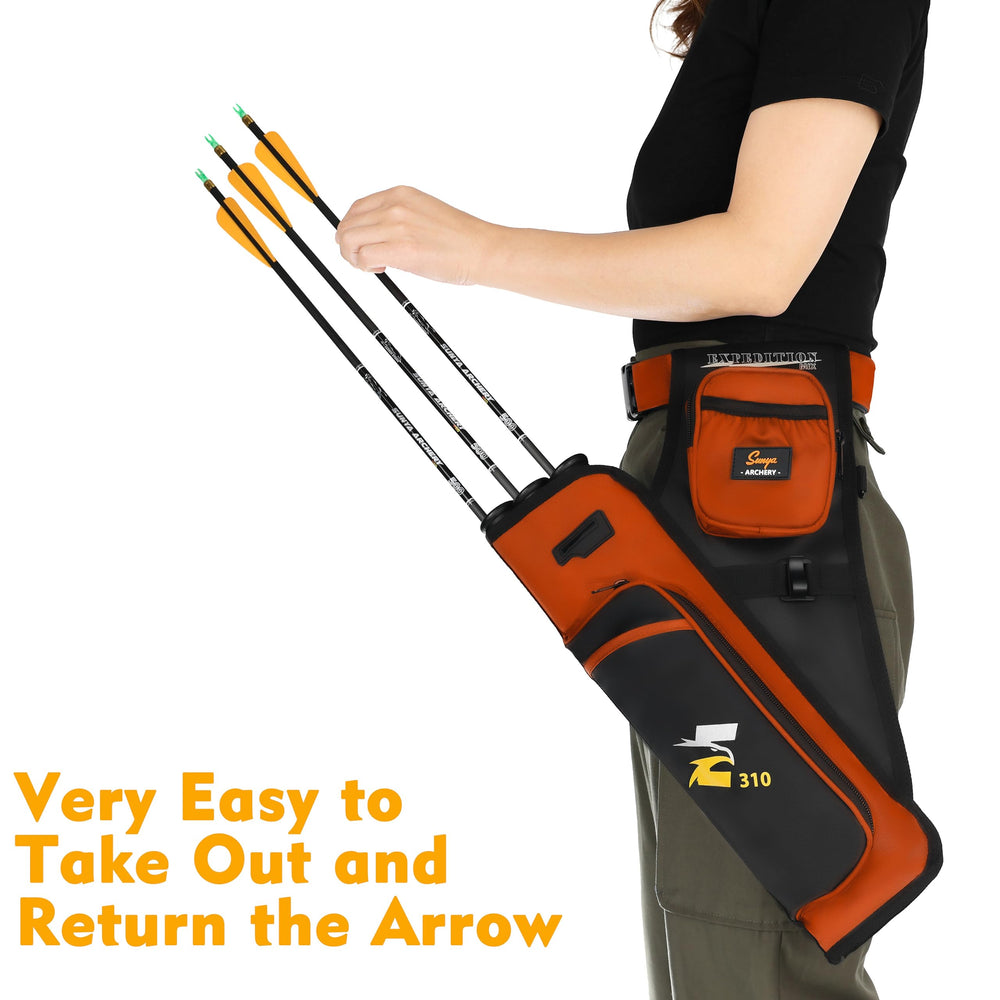 SUNYA Archery Hip Quiver D-Loop Ring and accessories hook