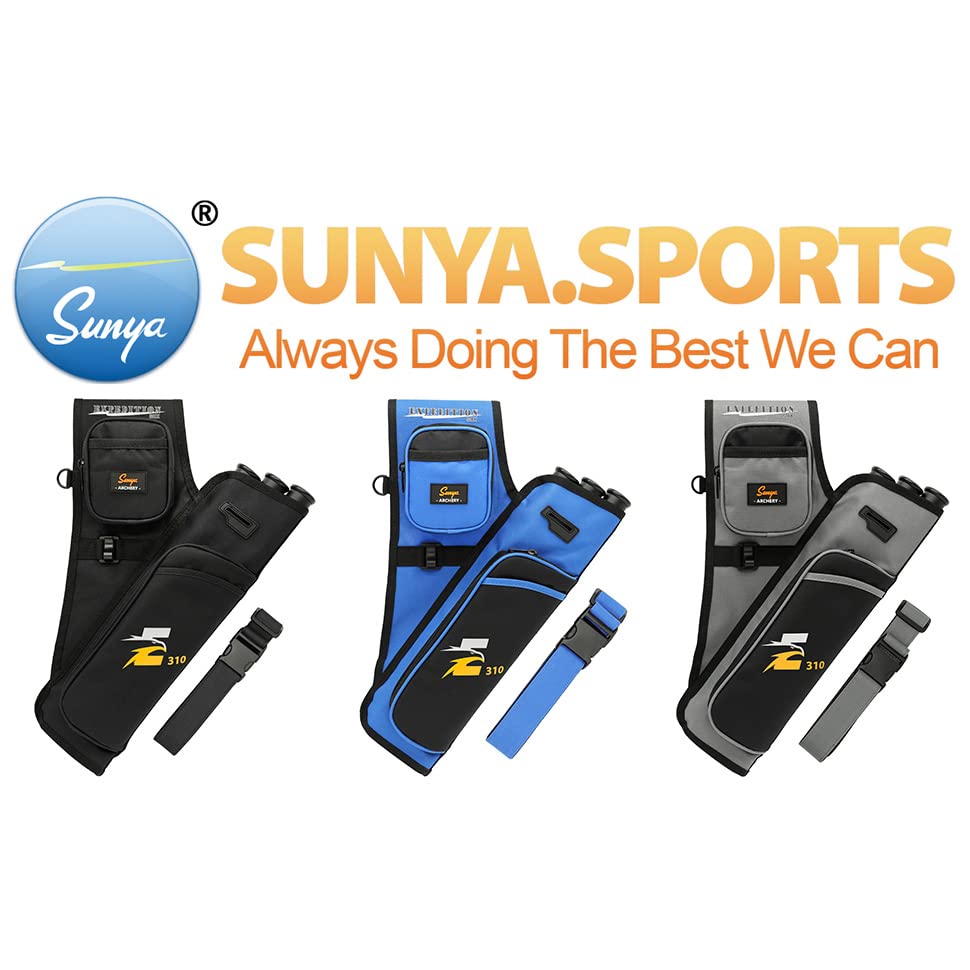 SUNYA hip quiver bottom drain holes for moisture release