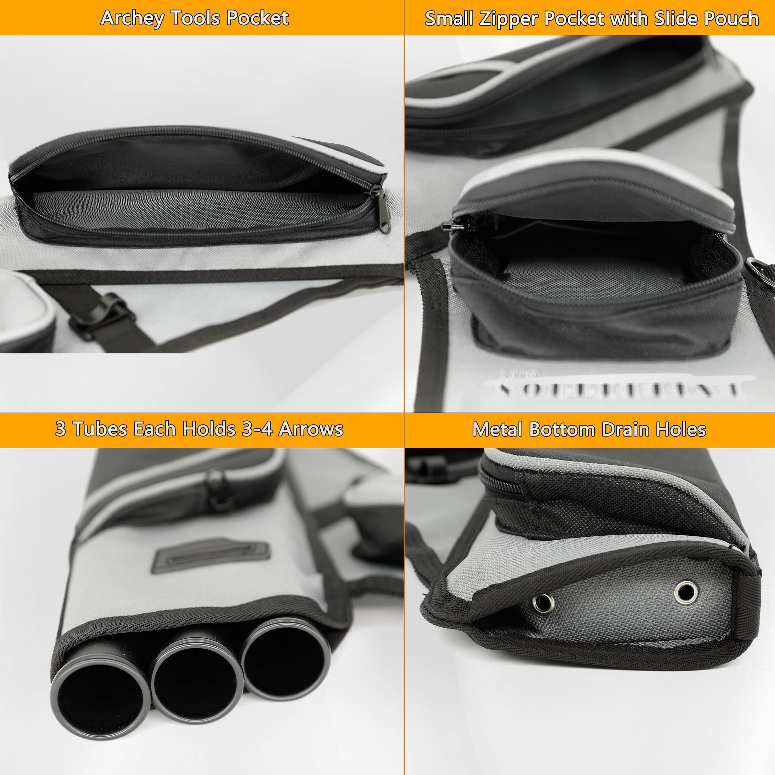 SUNYA hip quiver with zippered pockets and external quick pockets for tools